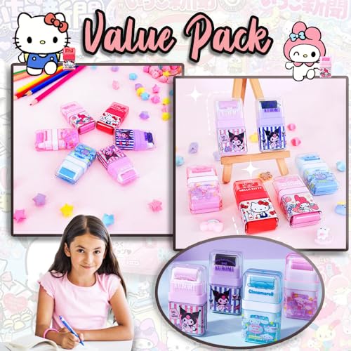 6-Pack-Cartoon-Kawaii-Creative-Roller-Erasers-Funny-Pencil-Erasers-with-Cover-and-Clean-up-Roller-for-Kids-Back-to-School-Supplies-and-Party-Gift-Supplies 6 Pack Cartoon Kawaii Creative Roller Erasers Funny Pencil Erasers with Cover and Clean up Roller for Kids Back to School Supplies and Party Gift Supplies