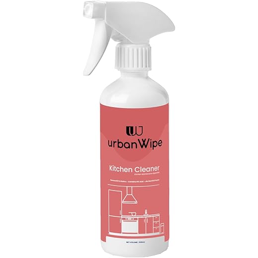 urban Wipe Kitchen Cleaner Spray Suitable For All Kitchen Surfaces, Gas Stove, Countertop, Tiles, Chimney And Sink_(500Ml)