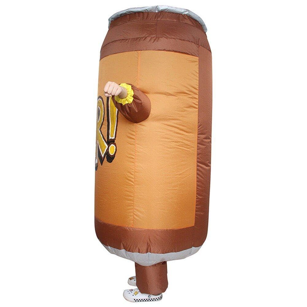 Dianzan Costumi per Bevande Gonfiabili Vestito per Bevande Gonfiabili Tuta per Lattina di Birra Cibo Vestito Cosplay Oufit Oktoberfest Costume Cosplay Prop per Adulti