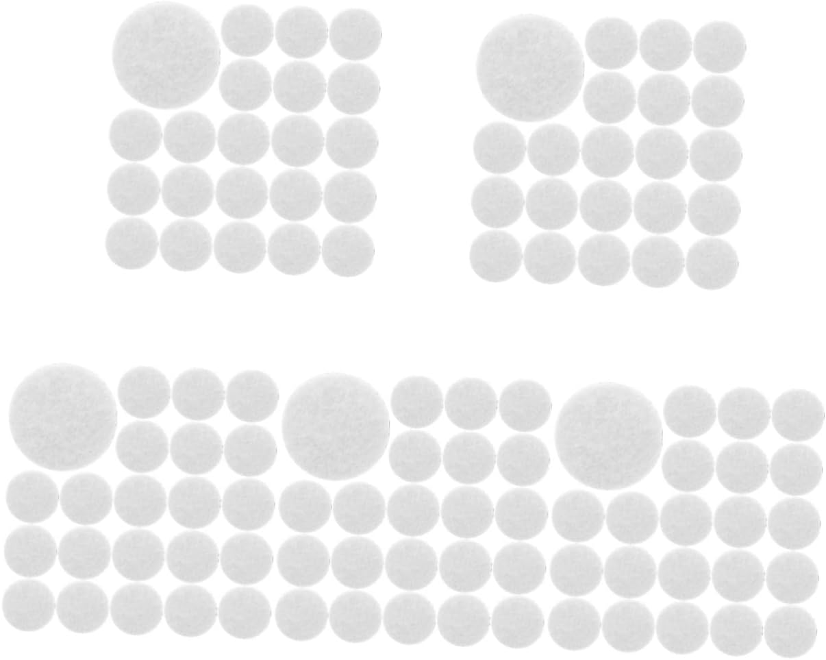 VILLCASE 2500pcs DIY Materials Felt Circles Adhesive Decorative Clothing Stickers Clothing DIY Craft