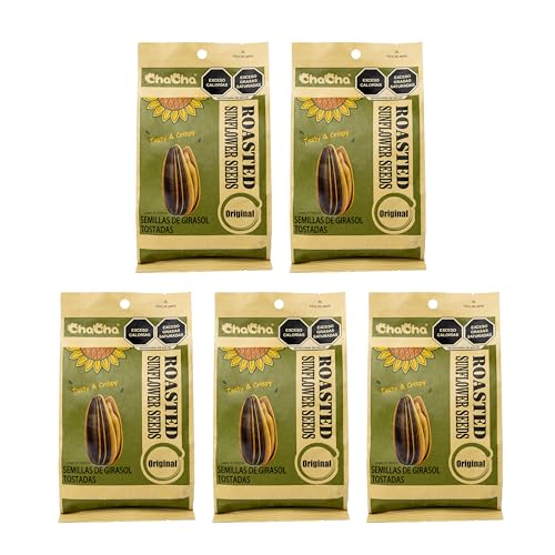 Cha Cha Sunflower Seeds (Roasted) 250g 100% Natural Flavor (16 Bags)