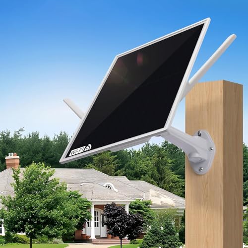 Solar WiFi RepeaterOutdoor 2.4GHz 300Mbps 26000mAh Battery IP65 Waterproof Wireless Extender for Garden Farm Ranch Yard