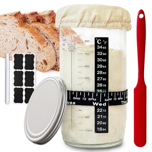 Large Capacity Sourdough Starter Kit for Home Bakers