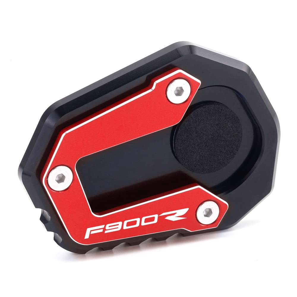 Modeer für F900R 2020-2025 Ständer Fuß Seitenständer Vergrößern Verlängerungsplatte Pad F 900R F900 R f 900 r Zubehör (Rot)