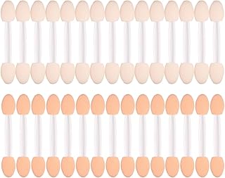 30pcs Double-ended White Sponge Eyeshadow App...