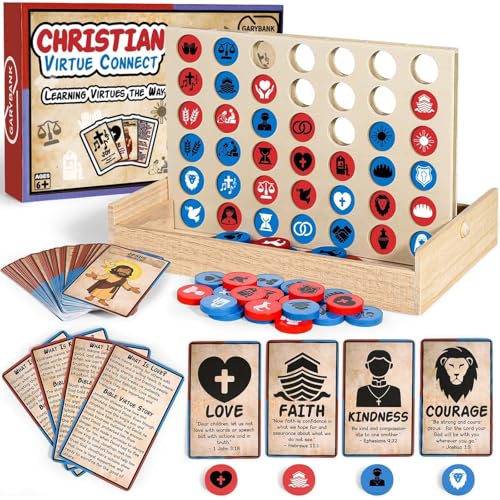 Garybank Bible Virtue Games for Kids, with 42 Virtue &