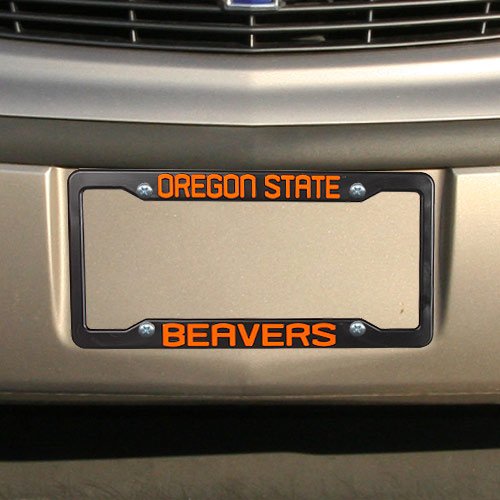 Duck House Oregon State Beavers Plastic License Plate Frame