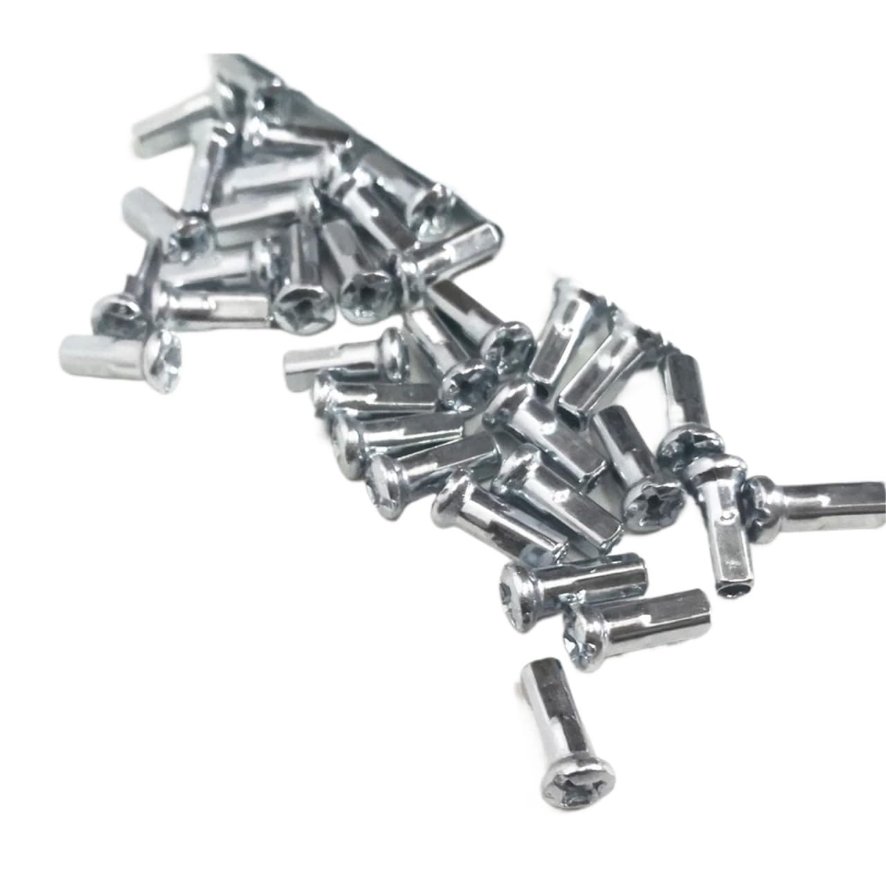 Szprychy rowerowe 36 szt. Średnica 12 G 2,58 mm, wiele długości 180-305 mm do naprawy kół motocyklowych, ciężkich kołków stalowych z zaczepami (270 mm)