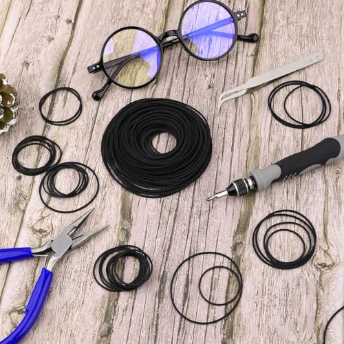 image for EupHHonycs 120 PCS Recorder Rubber Belts, 40-135 Mm Cassette Recorder 