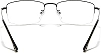 Vista 6 de Cyxus Gafas de bloqueo de luz azul de titanio para hombres y mujeres, anteojos para computadora, anteojos para pantalla y video, antifatiga ocular