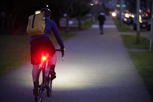 Miniatura 9 de BLITZU Juego de luces de bicicleta recargables USB-C 2023 con campana Accesorios de bicicleta para conducción nocturna ciclismo potente faro