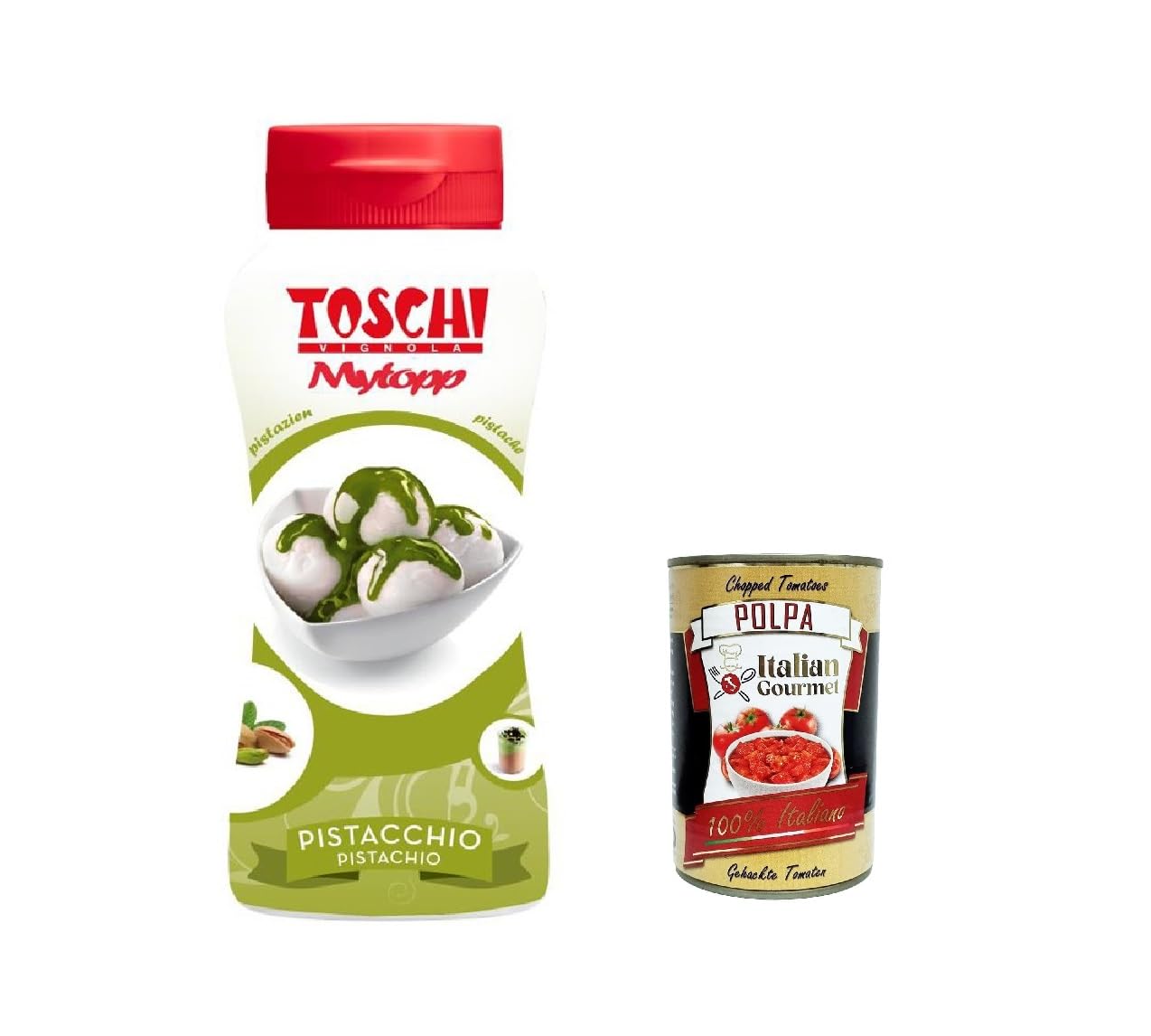 Italian Gourmet Topping Pistacchio salsa dolce, 12 x 200g, Dessert-Sauce