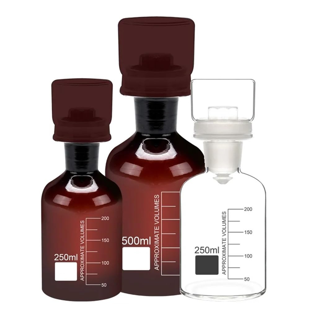 Laborgeräte und -ausrüstung Sauerstoffflasche, Probenflasche, Laborglas, 125/250/500/1000 ml(Brown 1000ml)