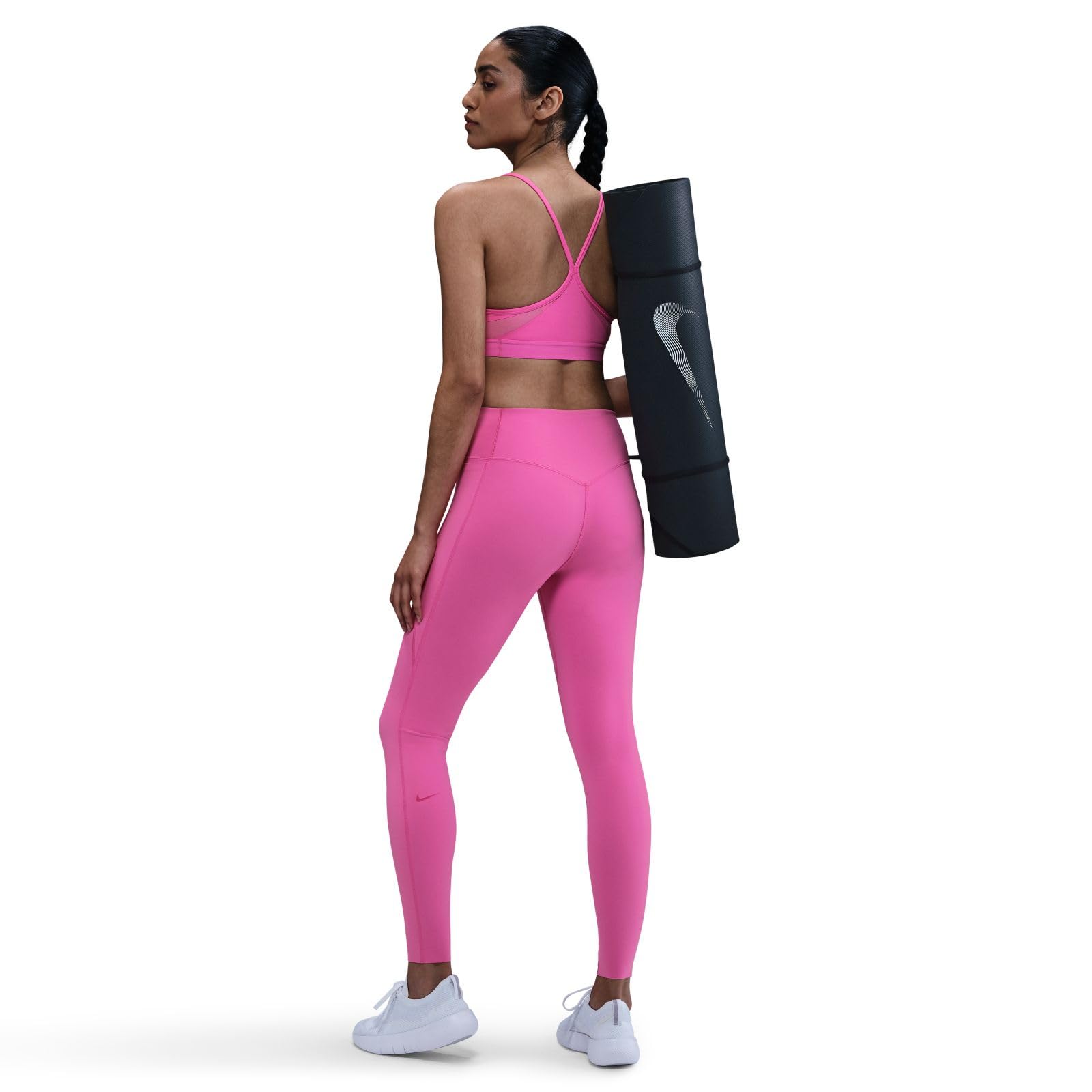 NIKE Universa Leggings de Longitud Completa, Talle Alto Y Sujeción Media con Bolsillos - Mujer - Pants Mujer