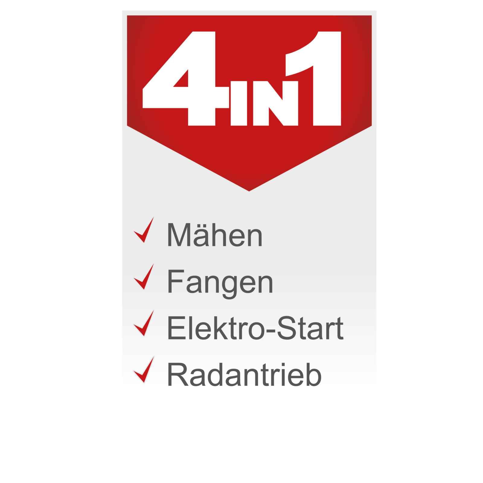 Scheppach Benzin Rasentraktor Aufsitzmäher MR196-61 | 6,5PS | Schnittbreite 61cm | 5-Fach Höhenverstellung | E-Start | 150 L Fangsack | 4X Vorwärts / 1xRückwärtsgang | Rasenmäher Aufsitzrasenmäher