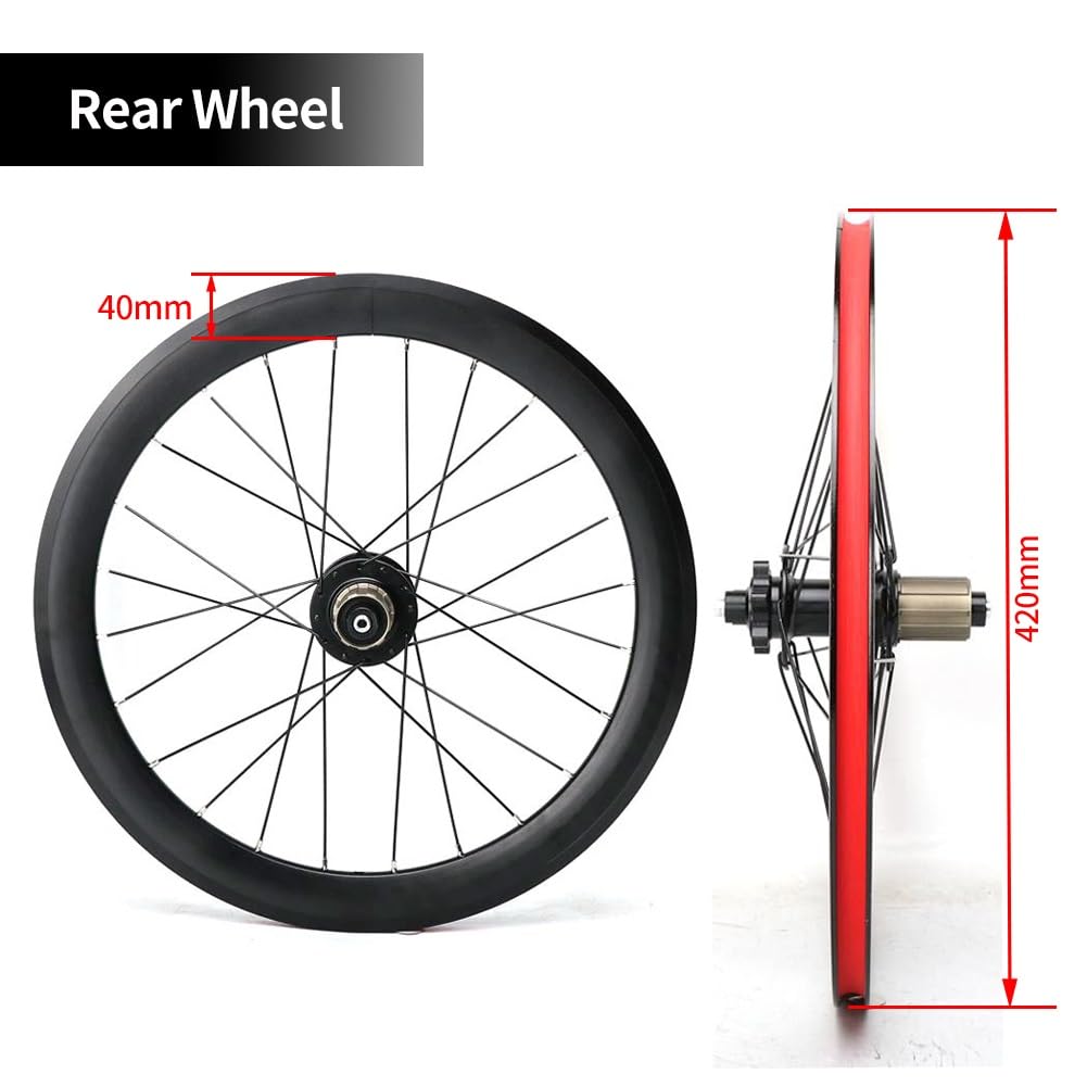 Amazon | 20インチ 406 折りたたみ自転車ホイール V/ディスクブレーキ