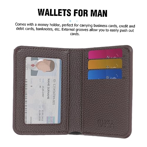 Extremely Versatile Wallet for Men Pu Thin Bifold Slim Wallet Card Holder Coin Pouch4