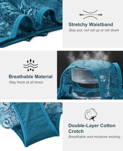 Image of Sunm Boutique Sexy Underwear for Women, Cheeky Lace Women's Panties