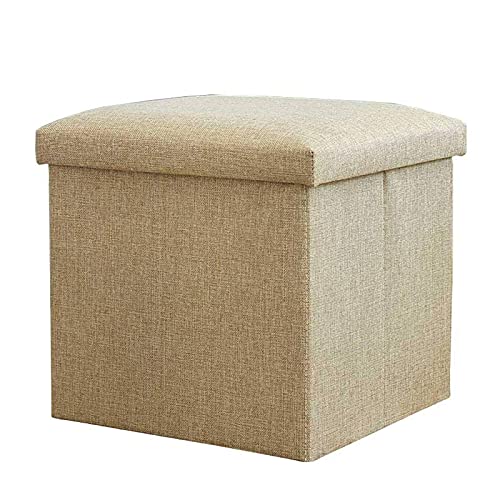 Repose-Pieds Coffre à Jouets en Lin Premium : Élégance et Praticité durable - 2