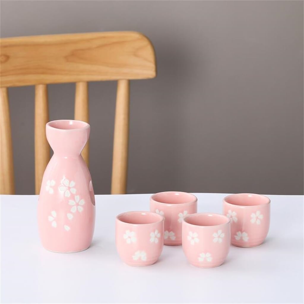 Retro Household Japanese Ceramic Wine Ware Wine Cup Hot Wine Pot Warm Wine Ware Sake Wine Ware