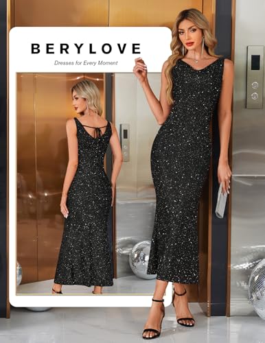 BeryLove Formal Sequin Homecoming Wedding Guest Cocktail Bodycon Prom Dresses3