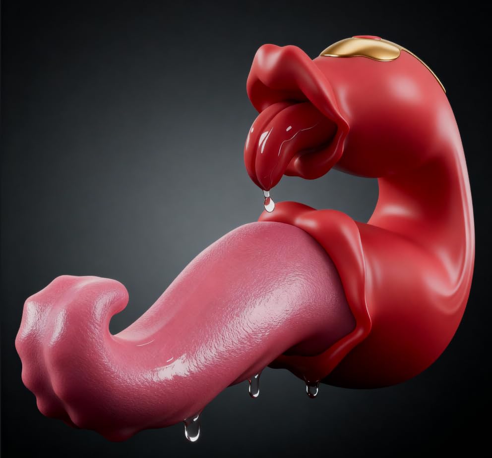 Zungen-Vibrator sex spielzeug für die frau–Mit 10 Leckmodi für die Klitoris und 10 Swing-Vibrationsmodi, Vibration für Frauen mit G-Punkt-und Klitorisstimulator, geeignet für Vibratorensets für frauen