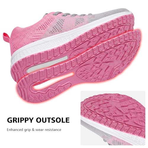 Image of Padgene Womens Sneakers Lightweight Tennis Walking Shoes Sports Running Shoes for Woman Mesh Breathable Gym Fashion Sneakers Athletic Comfortable Casual