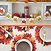 ElaDeco 1000 Pcs Artificial Fall Maple Leaves Fake Autumn Leaf for Thanksgiving Wedding Party Events Indoor Outdoor Wreath Decoration (10 Colors)