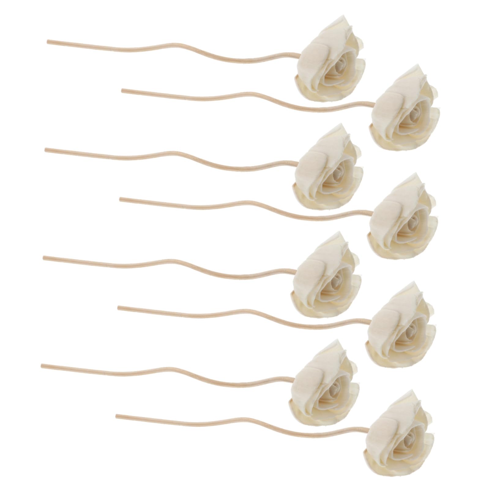 DECHOUS 32stücke Aromatherapie Rattan Sticks Duftstäbchen Für Diffuser Blumen-Design Für Zuhause Schnell Absorbierend Natürliche Düfte Schaffen Entspannende Atmosphäre