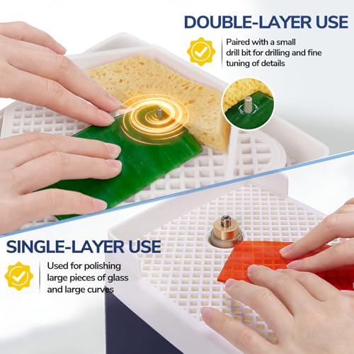 ANBULL Upgrade Dual-Layer Glass Grinder