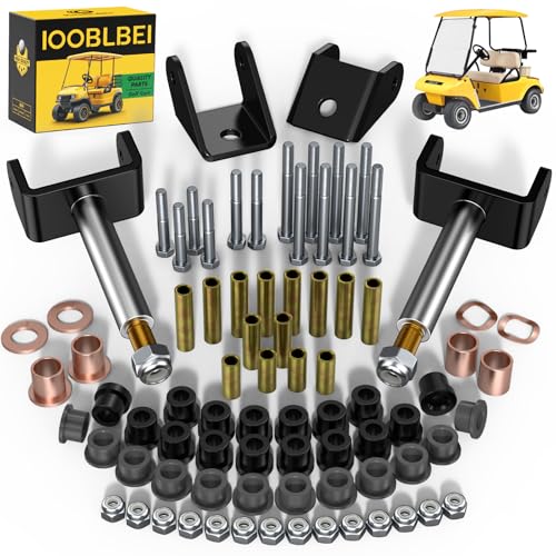 1993-Up Club Car Deluxe Repair Bushing Kit For Ds, Golf Cart Front And Rear End Bushing Kit, Club Car King Ping Repair Kit, Full Set Club Car Ds Front End Rebuild Kit Oem# 1016384 1015583 1016386