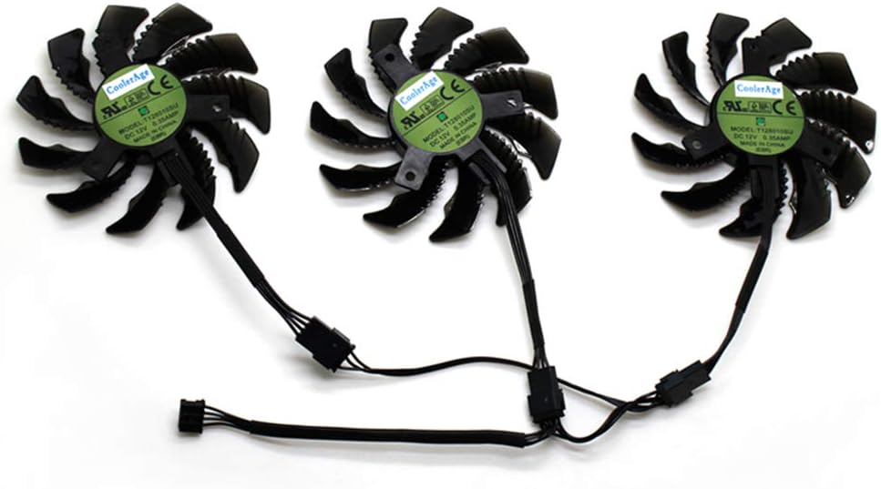 New 75MM T128010SU 0.35A Cooling Fan for Gigabyte AORUS GTX 1060 1070 1080 G1 GTX 1070Ti 1080Ti Video Card Cooler Fan