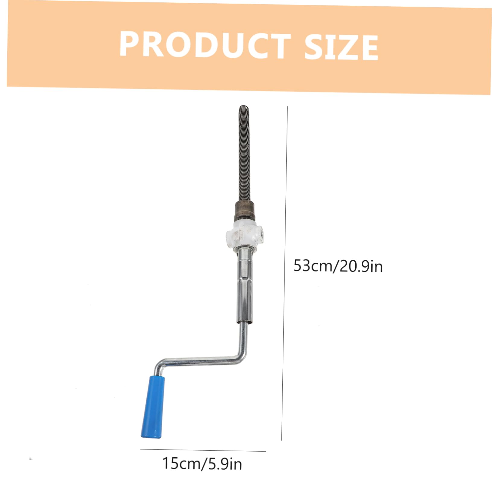 HAPINARY Adjustable Handle Assembly for Low High Height Adjustment Nursing Care Adjuster Handle Smooth