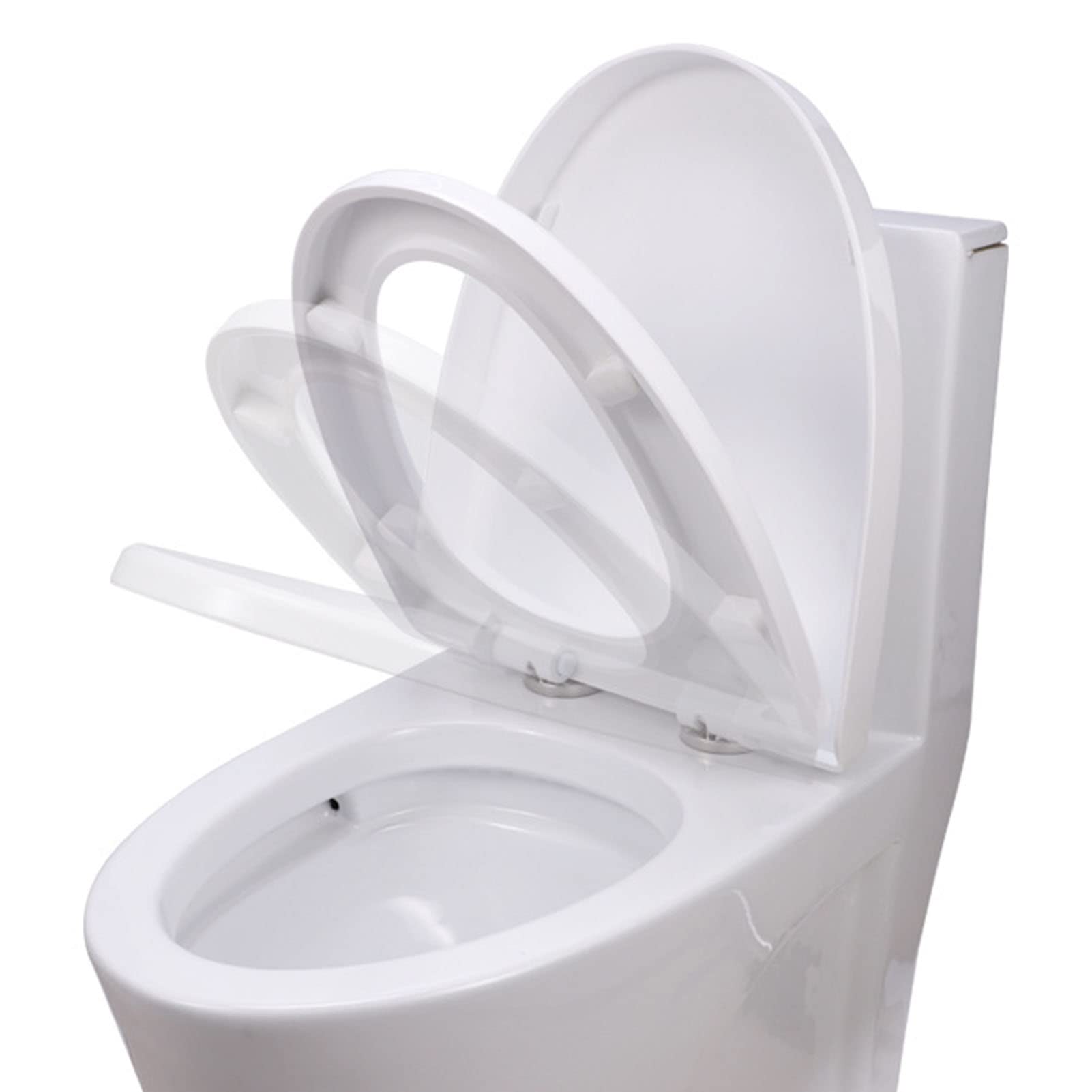Elongated Toilet seat, Quiet closeonguish Release Hinges, ongeasy Installation ovalElongated lidElongated Toilet seatElongated seatElongated lidElongated installationong