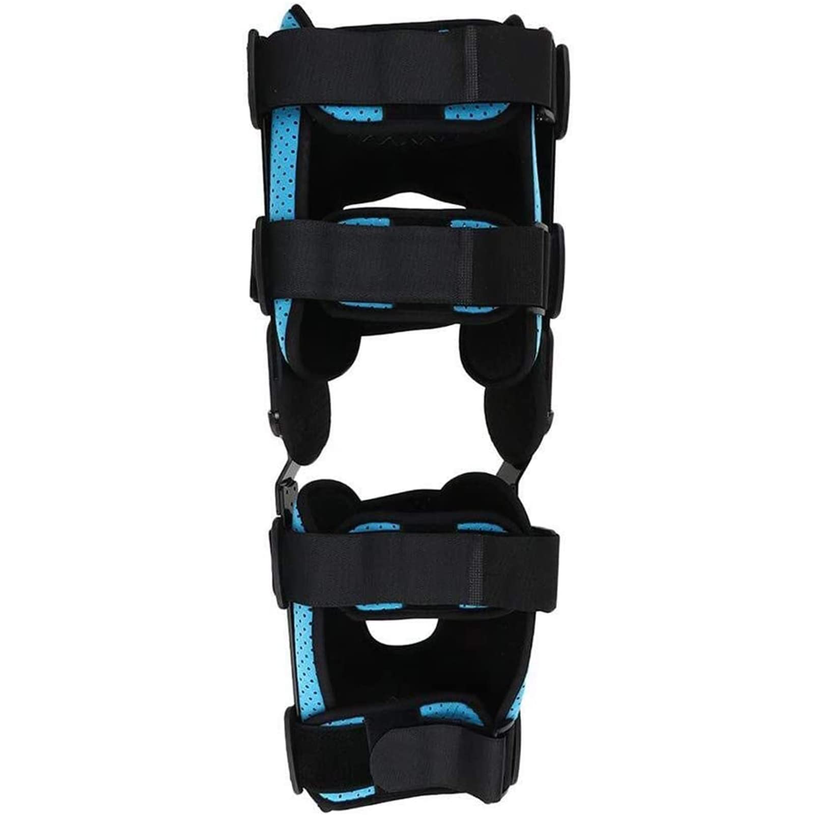 Rodillera ROM con bisagras, ortesis de Rodilla con bisagras, Rodilleras postoperatorias Ajustables, estabilizador de rótula para Acl, ligamentos, osteoartritis (Derecha pequeña)
