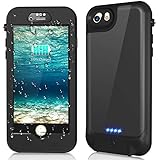 iPhone 8/7 Waterproof Battery Case QI Wireless Charging Compatible,Temdan 3000mAh Charging Case with Screen Protector Rechargeable Charger Case Extended Battery Case for iPhone 8/7 (4.7inch)