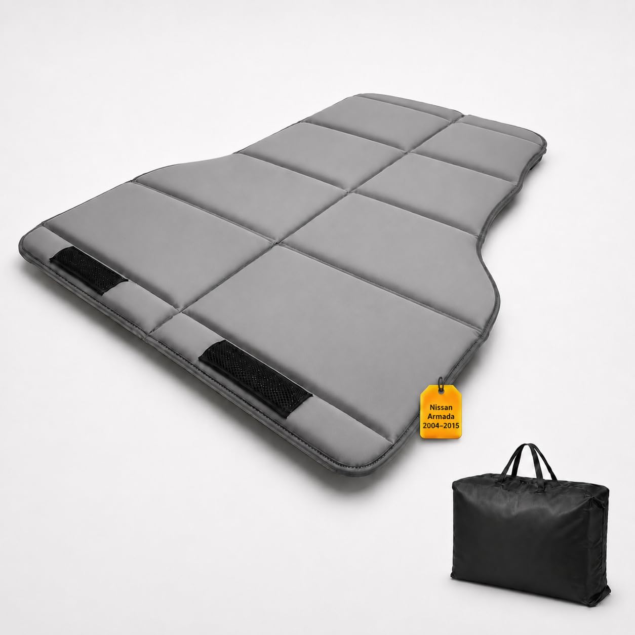 Car Mattress for 2004–2015 Nissan Armada, Upgraded Non-Inflatable Thickened Foam SUV Car Camping Mattress, Foldable Trunk Sleeping Pad Car Bed Mattress for Road Trips Camping Travel