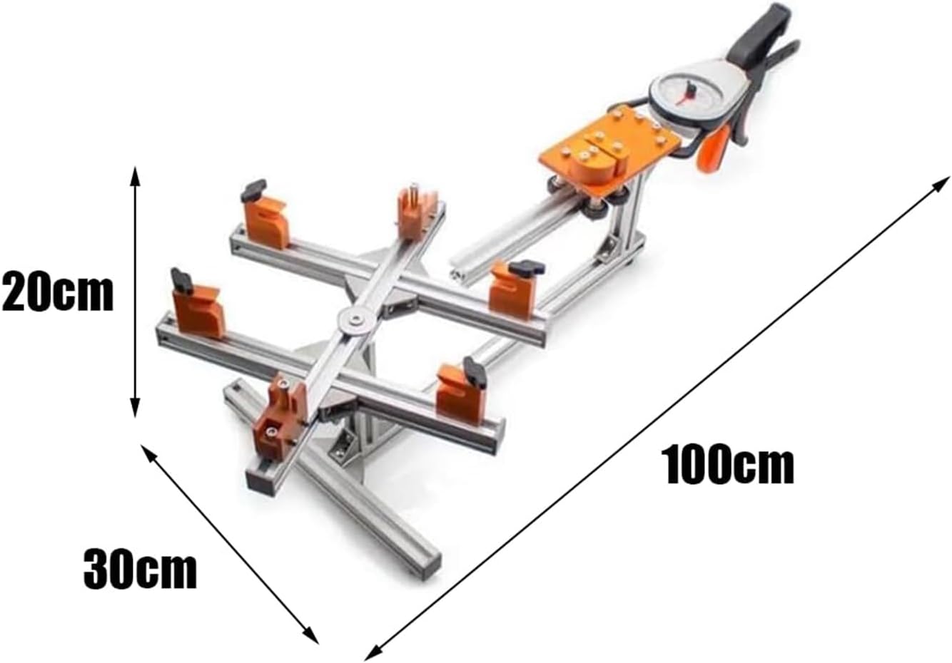 Badminton Racket Stringing Machine, DIY Racket Frame Threading Machine with Tools, 6 Point Fixed, Portable Racquet Stringing Machine, Racket String Tools for Tennis or Badminton Rackets