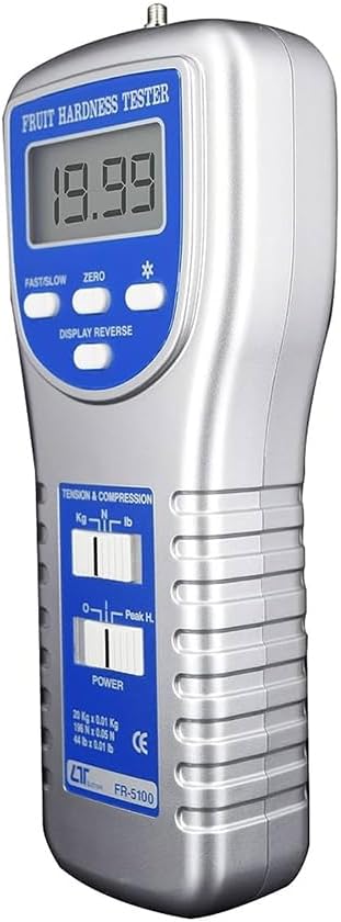 Electronic Digital Force Gauge (Range: 100 KG) for Tension Spring, Peel Testing, Compression Spring, Bearing Torque Alongwith Factory Calibration Certificate | Model: Lutron FG-5100