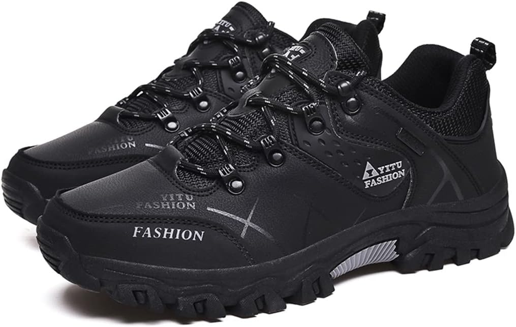 Mens Hiking Sneakers Outdoor Low Top Trekking Boots Lightweight Backpacking Walking Camping Shoes
