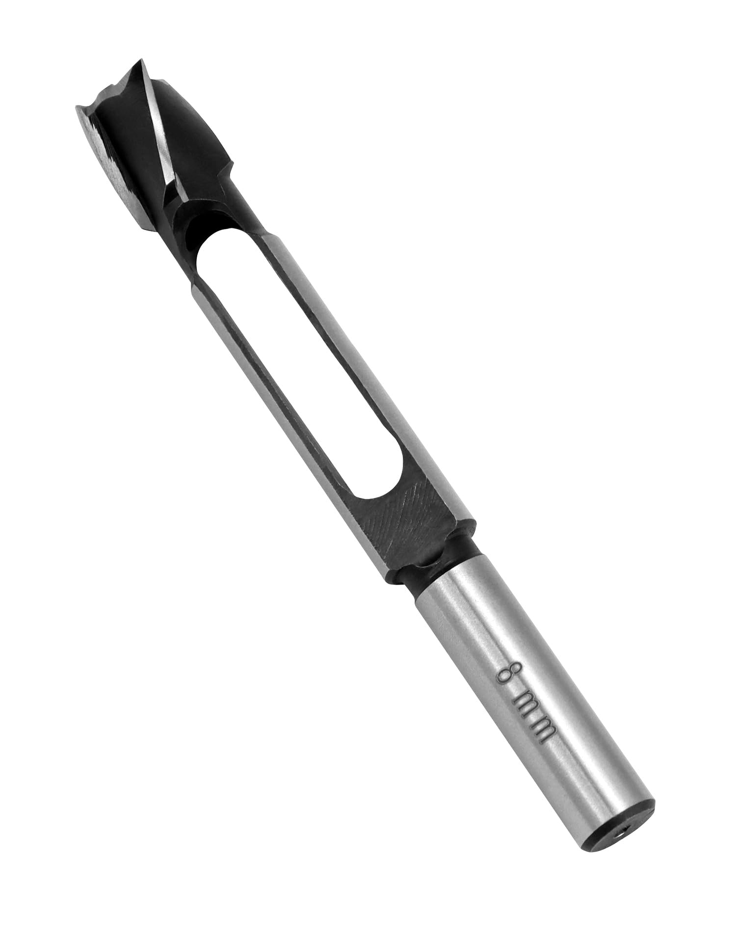 QWORK® Wood Plug Cutter Wood Dowel Maker Drill Bit, 8mm Diameter 13mm Shank, Made of Long-Lasting Carbon Steel - Image 2