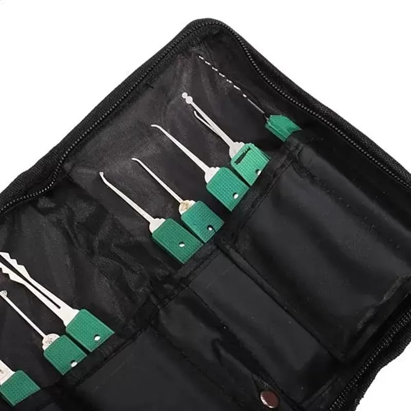 Klom Lock Pick Master - Set di 32 grimaldelli, sistema di utensili per addestramento, attrezzi professionali da fabbro