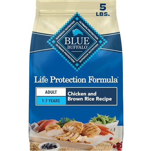 Blue Buffalo Life Protection Formula Adult Dry Dog Food, Helps Build and Maintain Strong Muscles,...