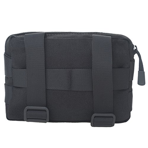 Tactical Molle Pouch, Horizontal Admin Pouch Small Utility EDC Gear Tool Bag - Image 4