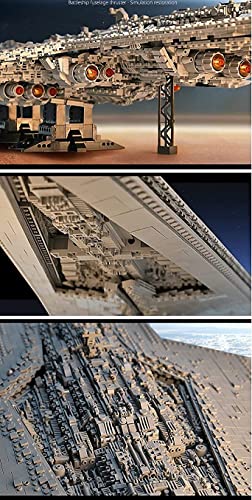 EWWEEQQ Technology Star Destroyer Model Mold King 13134 7588 Teile Großer UCS Super Star Destroyer MOC Clamp Building… – Bild 5