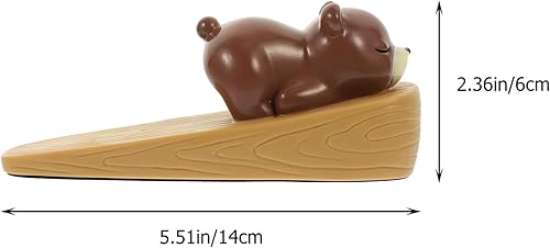 Miniatura 6 de Angoily Tope de puerta de oso lindo tope de puerta decorativo, cuña, mini figura de animal, adorno para decoración de mesa de oficina en casa