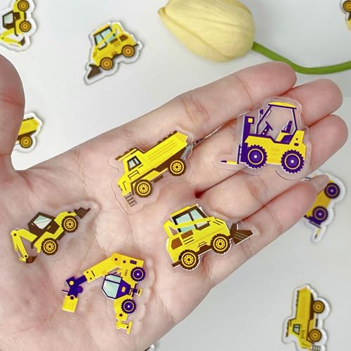 Image of Construction Car Magnetic Reward Jar Gifts for Classroom Teacher Kids Potty Training Chore Chart Toddler Good Behavior Management Tools Back to School Boys Girls Gifts Decor