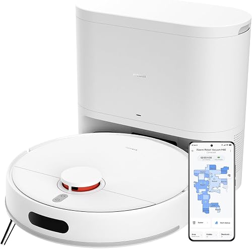 XIAOMI Robot Vacuum H40 : Aspiration 10 000 Pa, Navigation LDS, cartographie Intelligente, Brosse Anti-enchevêtrement, vidage Auto, 180 Min d’autonomie, appli Home, contrôle Vocal. - 4