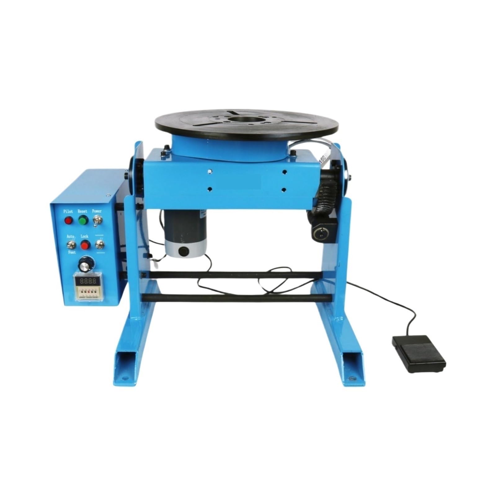 100KG Circle Pipe Workpiece Welding Positioner Turntable Equipment Rotator Rotary Table Without Chuck Smooth Rotation(140mm Central Hole)