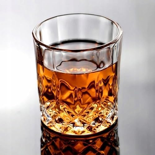 Kristallglas Whisky Gläser Set 6 x 230 ml für verschiedene Getränke